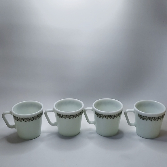 Pyrex Spring Blossom Mugs, EVC, set of 4 - Picture 7 of 9